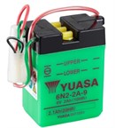 Yuasa 6 Volt Startbatteri 6N2-2A-9 (Uden syre!)